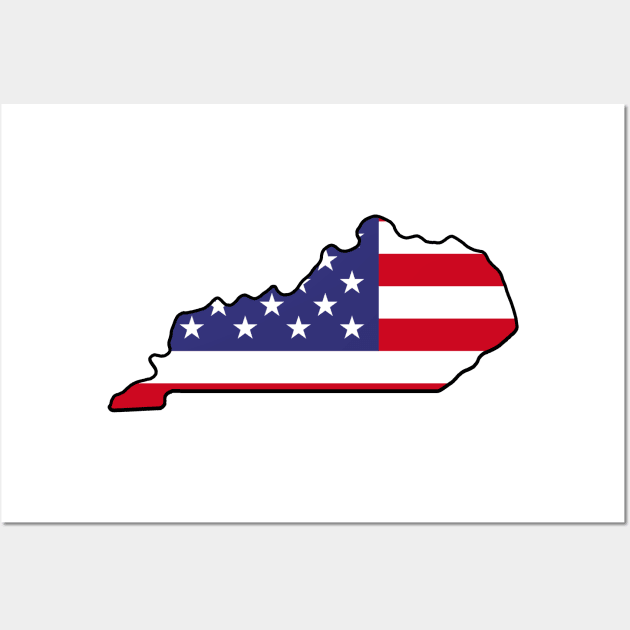 USA Kentucky Wall Art by DarkwingDave